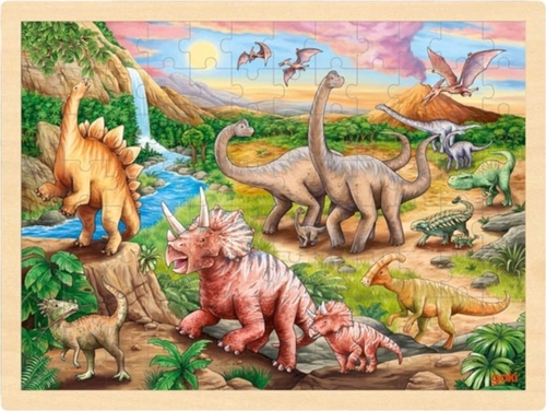 D�ev�n� puzzle Dinosau�� stezka 96 d�lk�