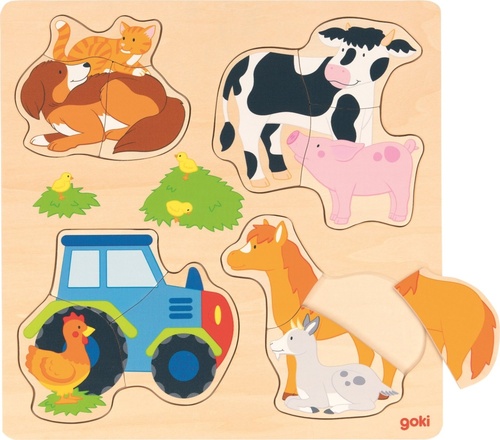 D�ev�n� vkl�dac� puzzle Hospod��sk�...