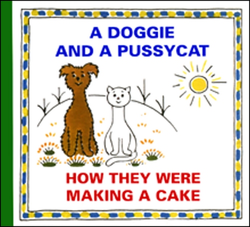 A Doggie and a Pussycat How They...Cake