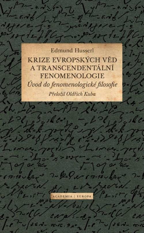 Krize evropsk�ch v�d a transcendent...