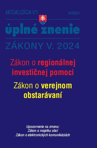 Aktualiz�cia V/1 2024 �t�tna slu�ba, inf