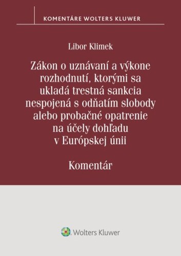 Z�kon o uzn�van� a v�kone rozhodnut�, kt