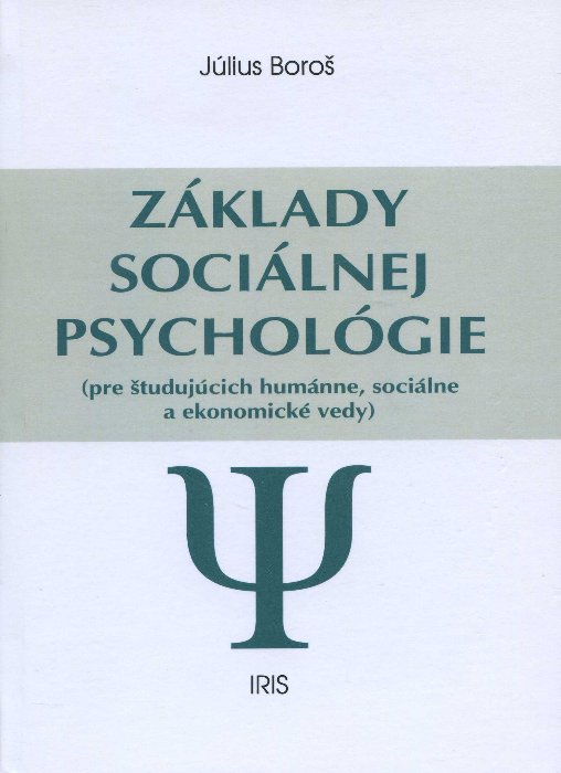 Z�klady soci�lnej psychol�gie