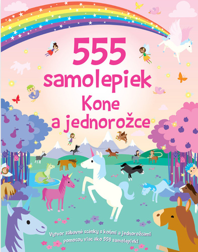 555 samolepiek Kone a jednoro�ce