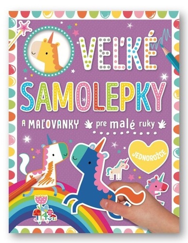 Ve�k� samolepky a ma�ovanky Jednoro�ce