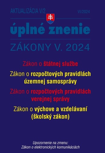 Aktualiz�cia V/2 2024 - �t�tna slu�ba