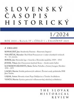 Slovensk� �asopis historick� 1 / 2024