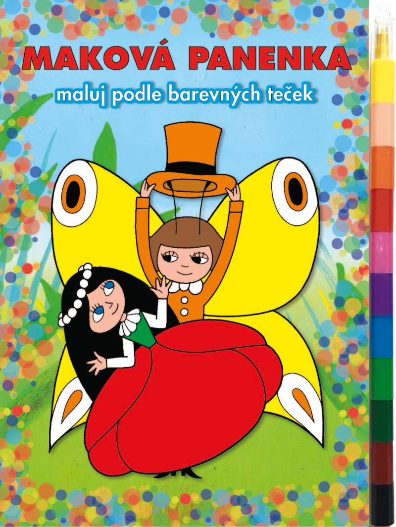Maluj podle barevn�ch te�ek Mak. panenka