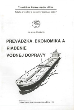 Prev�dzka, ekonomika a riadenie vodnej dopravy