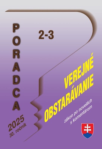 Poradca Z�kon o verejnom obstar 2-3/2025