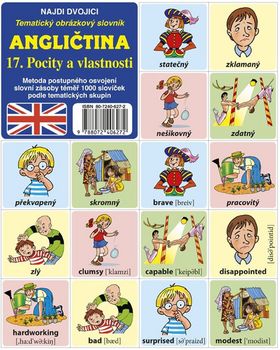 Najdi dvojici - Angli�tina - 17. Pocity a vlastnosti