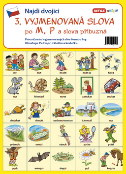 Najdi dvojici 3 Vyjmenov. slova po M, P