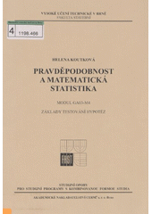 Pravd�podobnost a matematick� statistika - Modul 4.