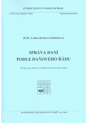 Spr�va dan� podle da�ov�ho ��du