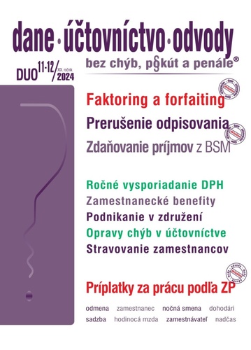 DUO 11-12/2024 � Dane, ��tovn�ctvo, odvo