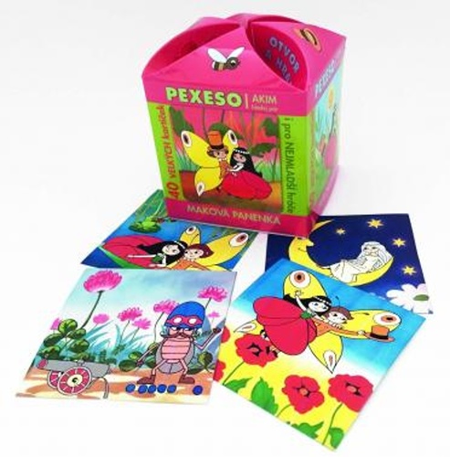 Pexeso v ozdobn� krabi�ce Makov� panenka