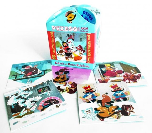 Pexeso v ozdobn� krabi�ce Kubula a Kuba