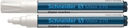 Permanentn� lakov� popisova� Maxx 270 , b�l�, 1-3mm, SCHNEIDER