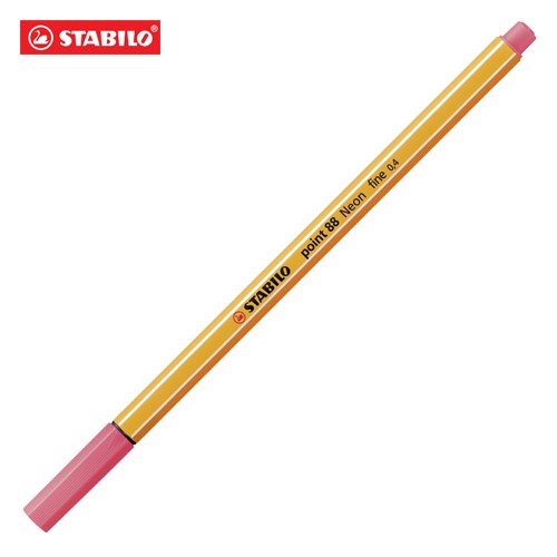 STABILO point 88/040 neon �erven�