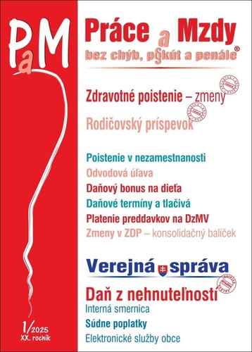 Pr�ce a Mzdy, bez ch�b, p�k�t 1/2025