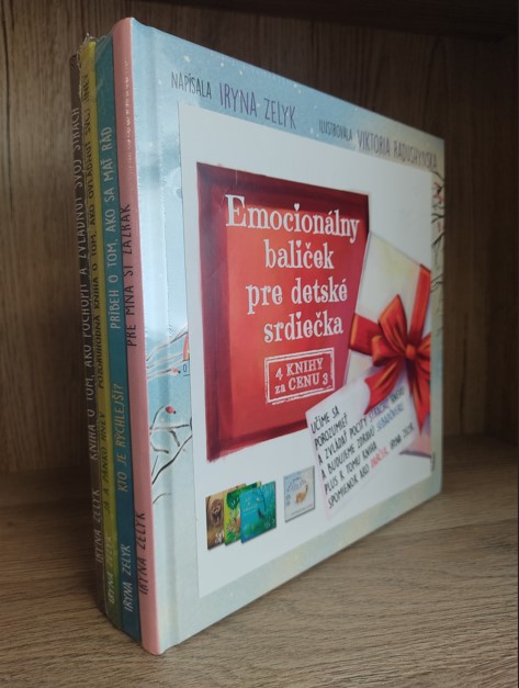 Emocion�lny bal��ek pre detsk� srdie�ka - komplet 4 kn�h