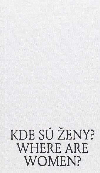 Kde s� �eny? Where are women?