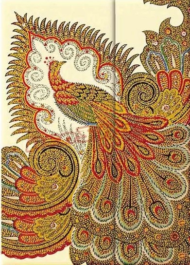 Paperblanks - Swirling Peacock Ivory