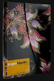 Paperblanks - adres�r Floral Cascade Ebony