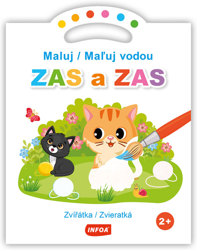 Maluj vodou ZAS a ZAS - Zv���tka / Ma�uj vodou ZAS a ZAS - Zvieratk� (CZ/SK vydanie)