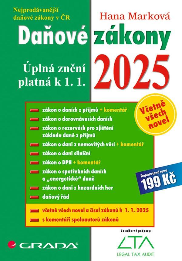 Da�ov� z�kony 2025 GRADA
