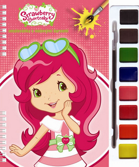 Omalov�nky s vodov�mi barv. Strawberry