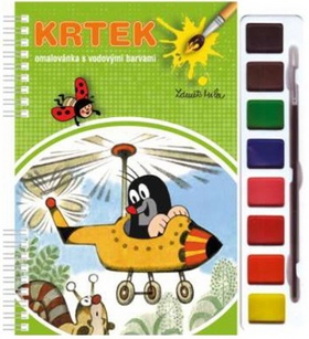 Krtek 2 omalov�nka s vodov�mi barvami