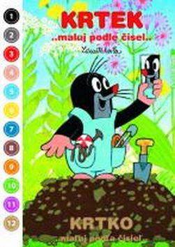 Maluj podle ��sel Krtek A5