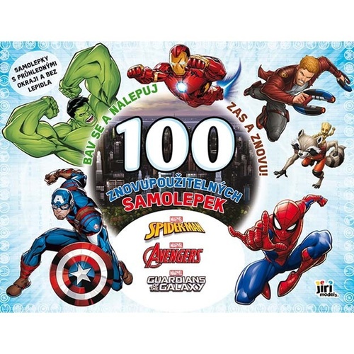 Bav se a nalepuj zas a znovu! Marvel JM