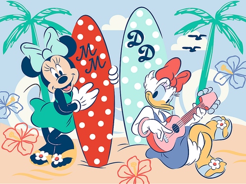 Puzzle Barevn� Minnie 30 d�lk�