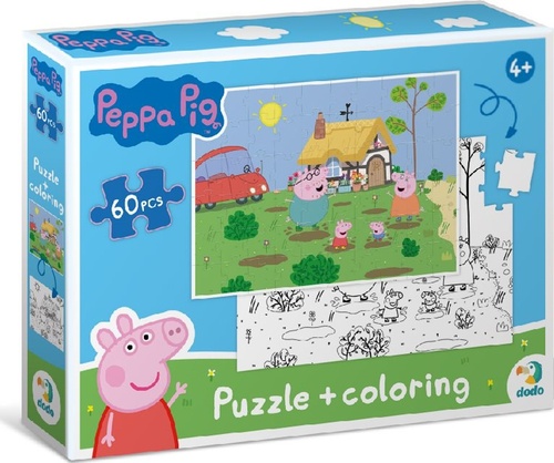 Oboustrann� puzzle Pras�tko Peppa Na cha