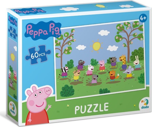 Puzzle Pras�tko Peppa Z�bava na slun��ku