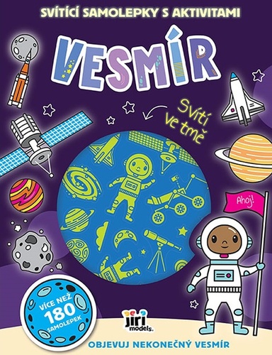 Sv�t�c� samolepky s aktivitami Vesm�r