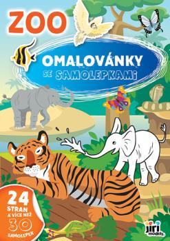 Omalov�nky A4 se samolepkami ZOO