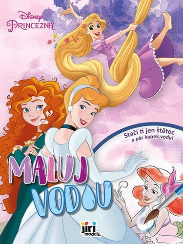 Maluj vodou A4 Disney Princezny JM