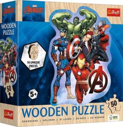 D�ev�n� obrys. puzzle Avengers 50 d�lk�