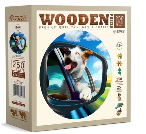 D�ev�n� puzzle Vesel� pes