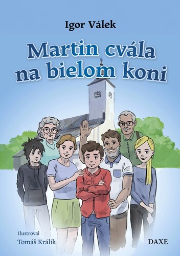 Martin cv�la na bielom koni