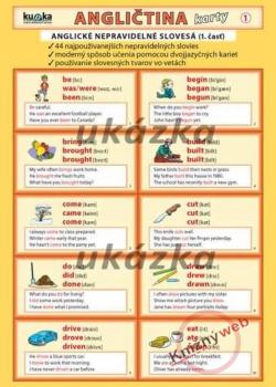 Angli�tina karty 1 - nepravideln� sloves�