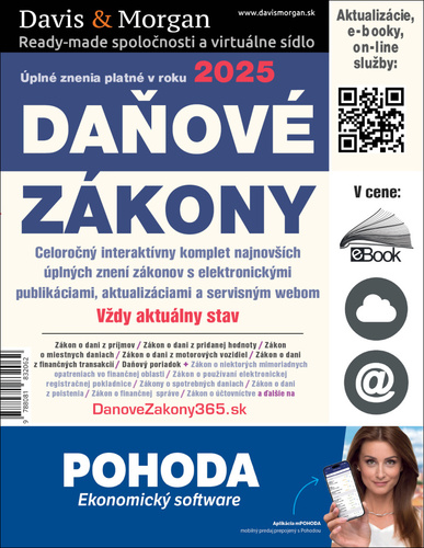Da�ov� z�kony 2025 SK