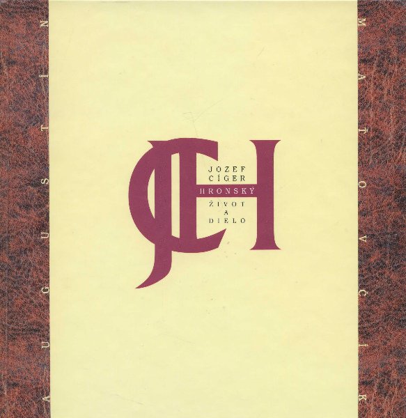 Jozef C�ger Hronsk� - �ivot a dielo