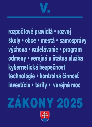 Z�kony V/2025 � �t�tna a verejn� spr�va,