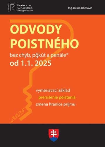 Odvody poistn�ho od 1. 1. 2025