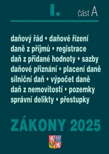 Z�kony I A/2025 � Da�ov� z�kony