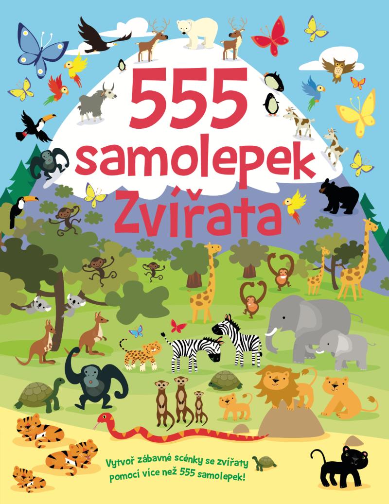 555 samolepek Zv��ata